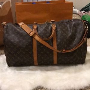 Louis Vuitton Keepall 55 with Strap
